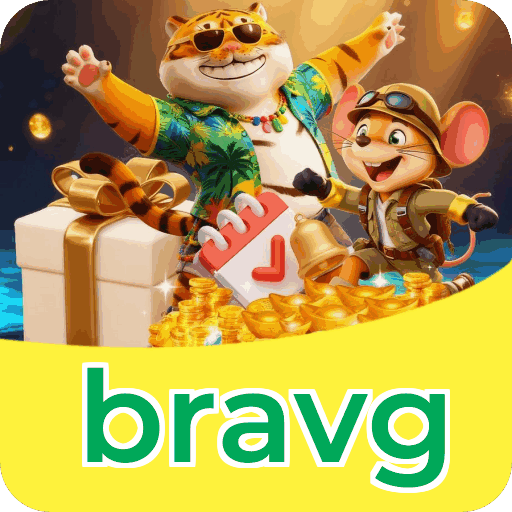 Números do app bravg em material de marketing — ilustração, não auditoria